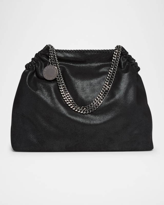 Falabella Drawstring Vegan Leather Tote Bag